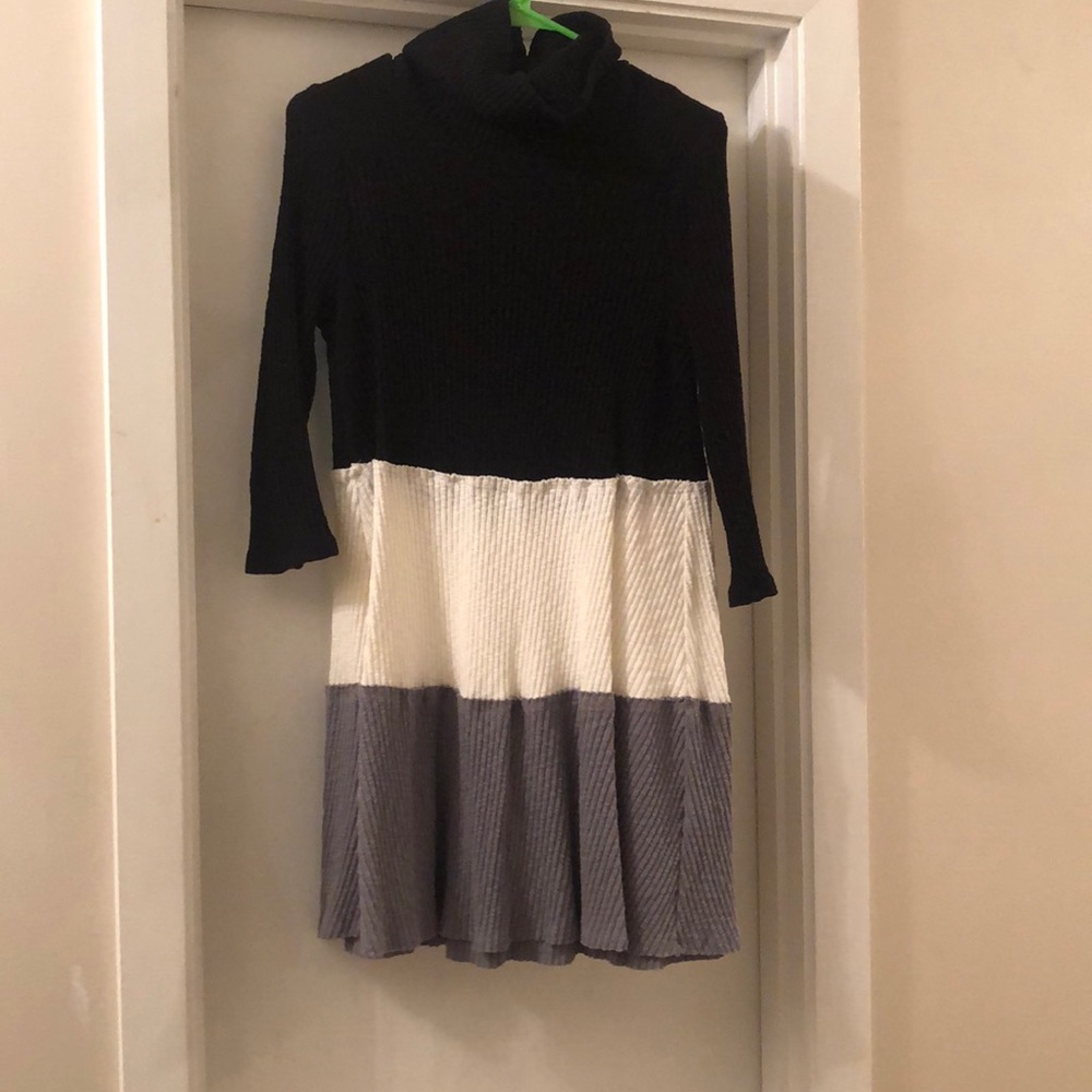 Knit sweater dress